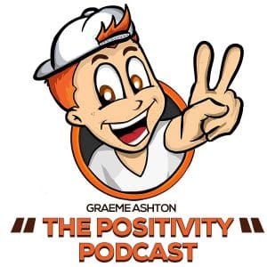design of cartoon logo for the Postivity Podcast