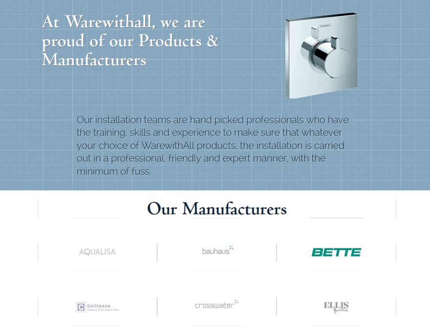 website design for brochure website