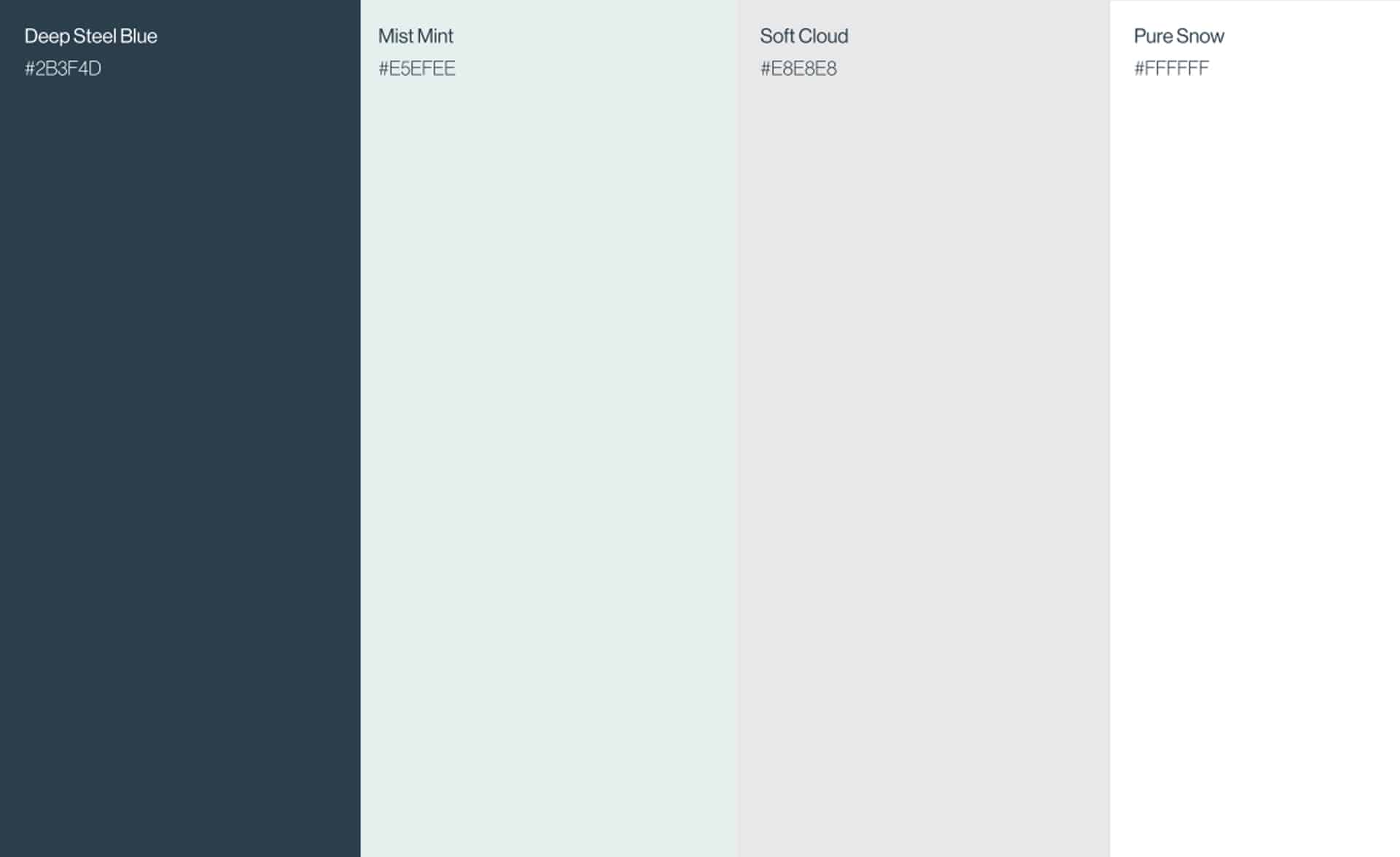 Colour Scheme for a health startup brand