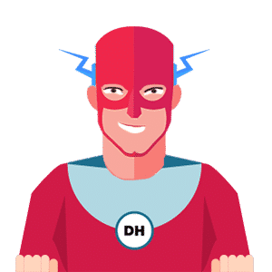 website design for construction companies 5 Male business superhero