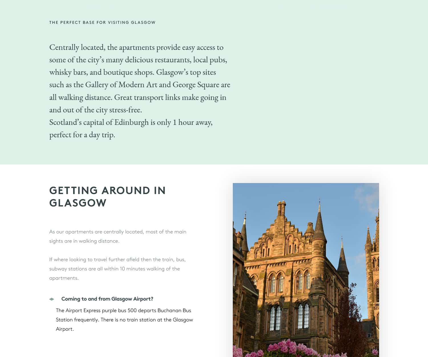 booking website development in Glasgow