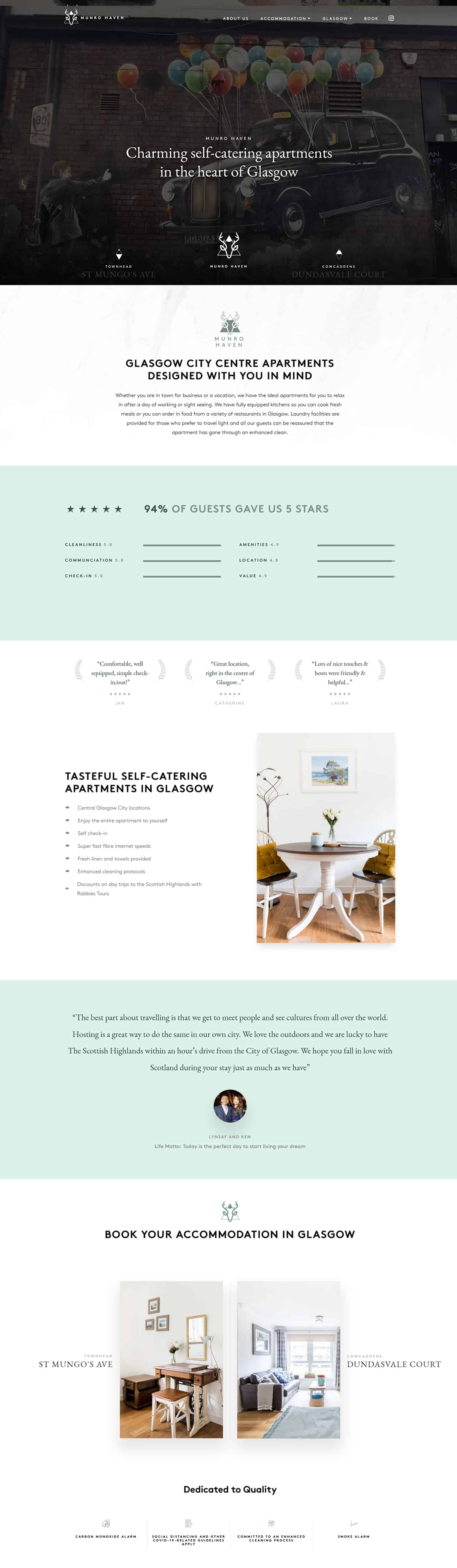 booking website designers in Glasgow