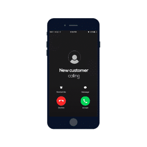 Incoming calls from sales lead generation