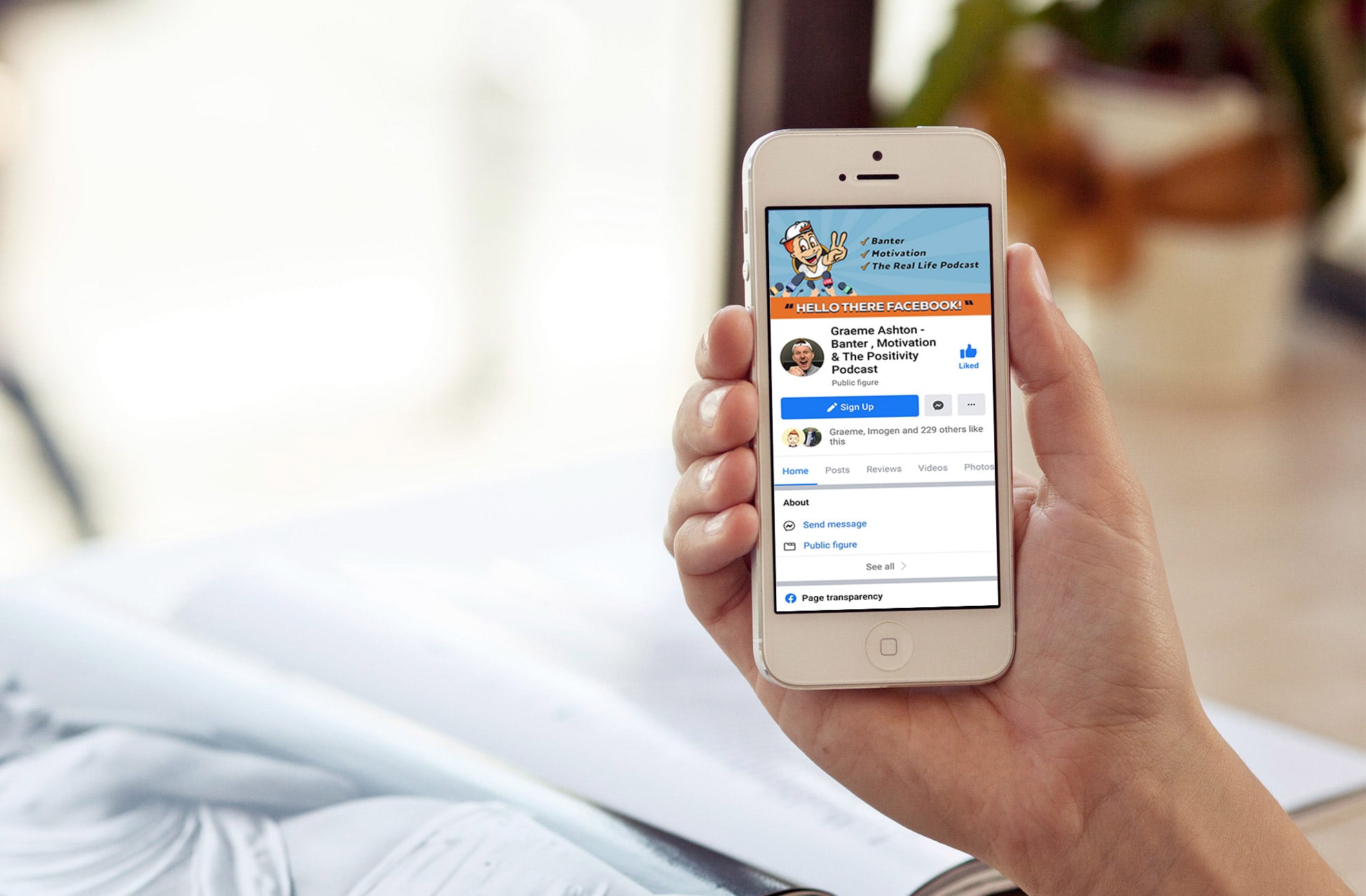 social media profile for facebook