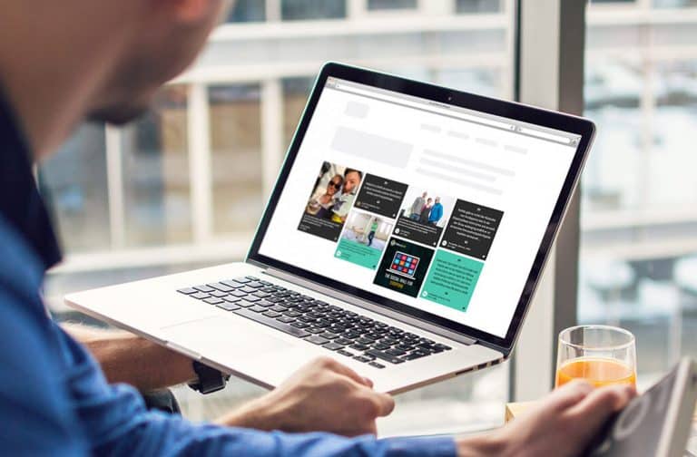 wix website builder on laptop