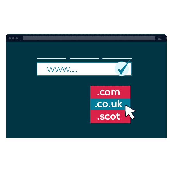 Domain name registration process