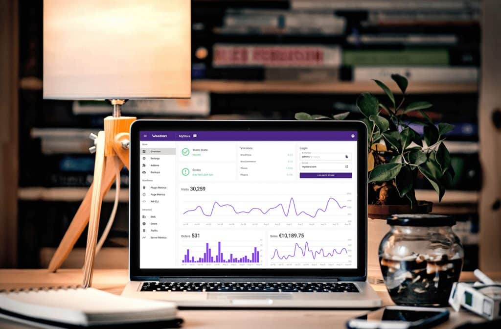 WooCommerce E-Commerce platform dashboard
